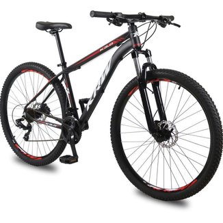 Bicicleta Aro 29 KRW Alumínio Shimano TZ 24 Vel Suspensão Freio a Disco Mountain bike Ltx S40