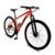 Bicicleta Aro 29 KRW Alumínio Shimano TZ 24 Vel Suspensão Freio a Disco Mountain bike Ltx S40 - Laranja+Preto