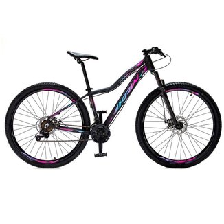 Bicicleta Aro 29 KRW Alumínio Shimano TZ 24 Vel Suspensão Freio a Disco Mountain bike Ltx S40