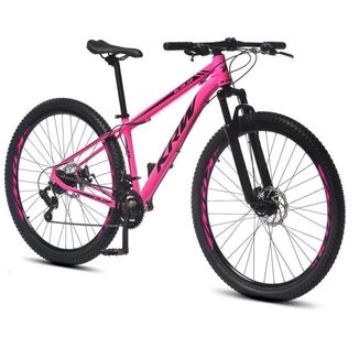 Bicicleta Aro 29 KRW Alumínio Shimano TZ 24 Vel Suspensão Freio a Disco Mountain bike Ltx S40