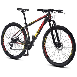 Bicicleta Aro 29 KRW Alumínio Shimano TZ 24 Vel Suspensão Freio a Disco Mountain bike Ltx S40