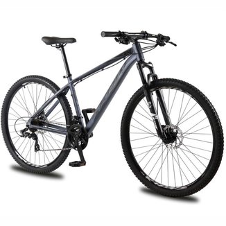 Bicicleta Aro 29 KRW Alumínio Shimano TZ 24 Velocidades Freio Hidráulico Suspensão Mountain Bike KR8