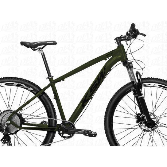 Bicicleta Aro 29 KSW 12 Velocidades Hidraulica K7 11/50D Suspensão com Trava Relação Absolute