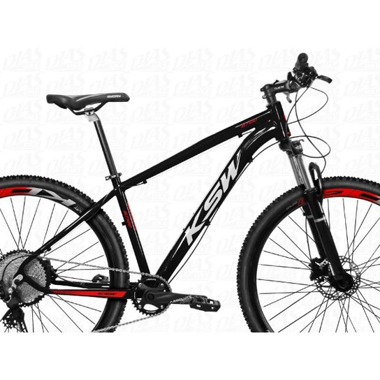 Bicicleta Aro 29 KSW 12 Velocidades Hidraulica K7 11/50D Suspensão com Trava Relação Absolute
