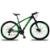 Bicicleta Aro 29 Ksw 21 Marchas Freios a Disco c/Trava e K7 - Preto+verde