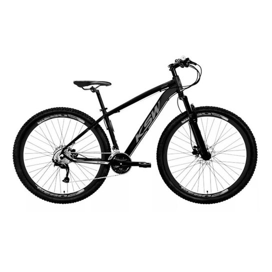 Bicicleta Aro 29 Ksw 24v Cambio Shimano Freios a Disco com Suspensão