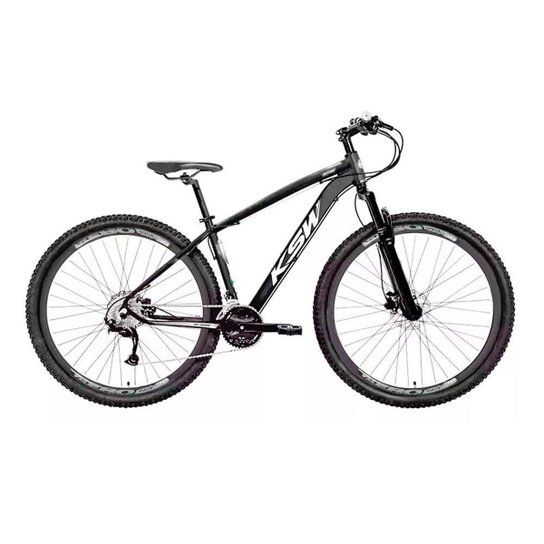Bicicleta Aro 29 Ksw 24v Cambio Shimano Freios a Disco com Suspensão