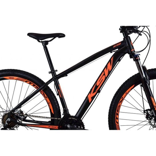 BICICLETA ARO 29 KSW 27V - CAMBIOS INDEX - FREIO HIDRAULICO - TRAVA