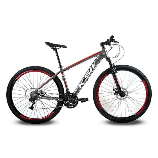 Bicicleta aro 29 KSW Câmbios Shimano Aro 29 Freio A Disco 24v