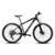 Bicicleta Aro 29 KSW XLT 100 em Aluminio 1x12 Velocidades uspensão com Trava no Guidão/Remota - Preto+Prata