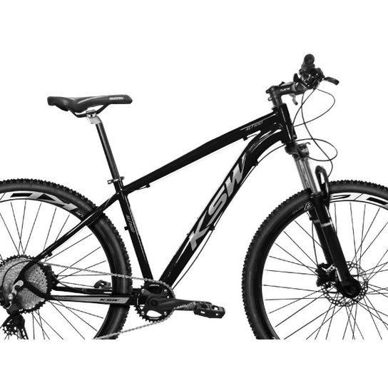 Bicicleta Aro 29 KSW XLT 100 em Aluminio 1x12 Velocidades uspensão com Trava no Guidão/Remota