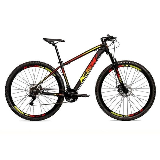 Bicicleta aro 29 Ksw Xlt 24v Câmbios Shimano Freios Hidráulicos Garfo com Suspensão