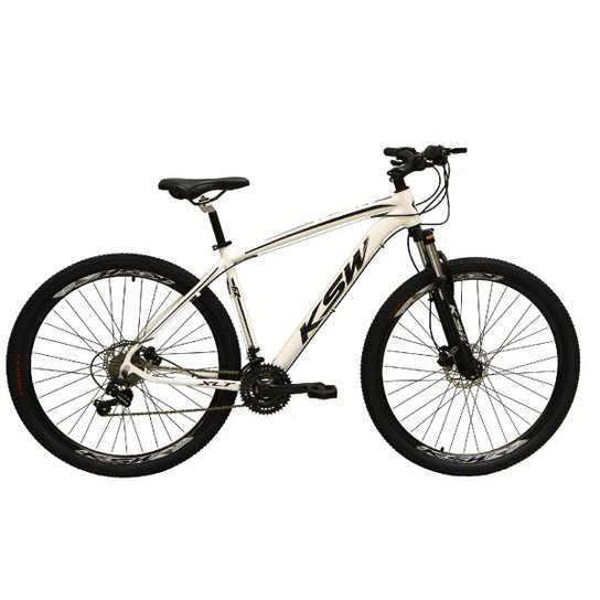 Bicicleta Aro 29 Ksw Xlt Alumínio 24v Câmbios Shimano Tz Suspensão com Trava no Ombro