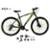 Bicicleta Aro 29 Ksw Xlt Kit 2x9 Gta Sunrun Freio Disco K7 11/36 Pedivela 24/38d Suspensão Trava - Preto+verde