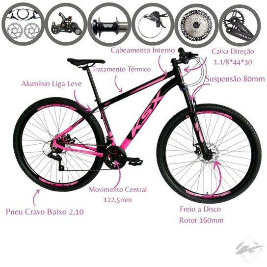 Bicicleta Aro 29  Ksx  12 Velocidades Freios Hidraulicos Mtb