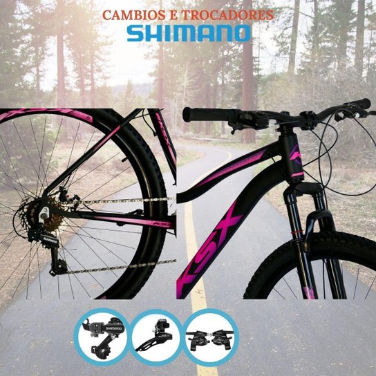 Bicicleta Aro 29 Ksx Feminino Cambios 24v e Trocadores Shimanos