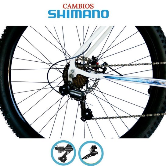 Bicicleta Aro 29 Ksx Freios á Disco Cambio Traseiro e Dianteiro Shimano 21v