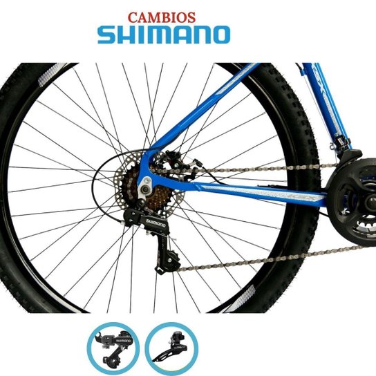 Bicicleta Aro 29 Ksx Freios á Disco Cambio Traseiro e Dianteiro Shimano 21v
