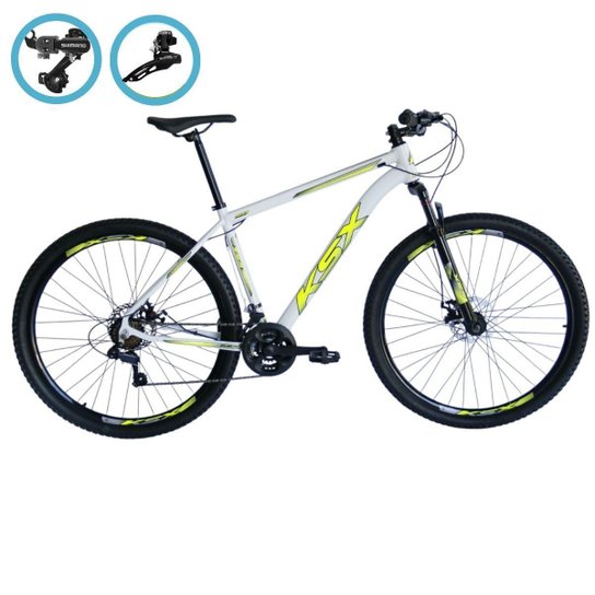 Bicicleta Aro 29 Ksx Freios á Disco Cambio Traseiro e Dianteiro Shimano 24v