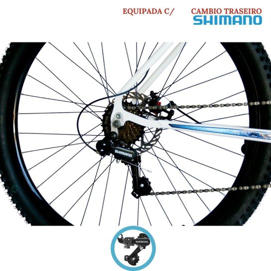 Bicicleta Aro 29 Ksx Freios á Disco Cambio Traseiro Shimano 21v