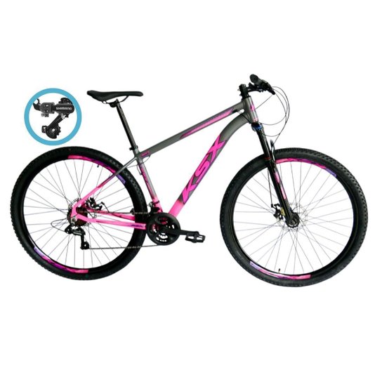Bicicleta Aro 29 Ksx Freios á Disco Cambio Traseiro Shimano 24 Velocidades