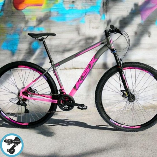 Bicicleta Aro 29 Ksx Freios á Disco Cambio Traseiro Shimano 24 Velocidades