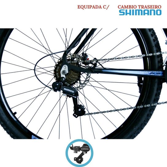 Bicicleta Aro 29 Ksx Freios á Disco Cambio Traseiro Shimano
