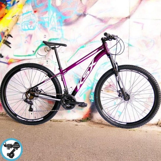 Bicicleta Aro 29 Ksx Freios á Disco Cambio Traseiro Shimano