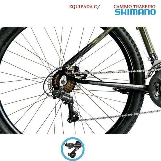 Bicicleta Aro 29 Ksx Freios á Disco Cambio Traseiro Shimano