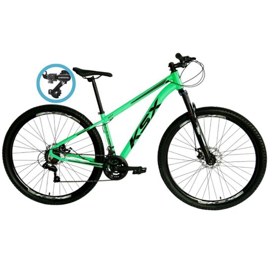 Bicicleta Aro 29 Ksx Freios á Disco Cambio Traseiro Shimano