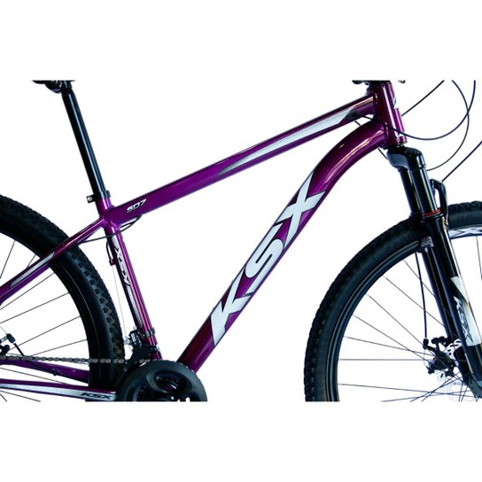 Bicicleta Aro 29 Ksx Sd7 21v Cabeamento Interno Alumínio Freios a Disco Suspensão Dianteira