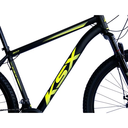 Bicicleta Aro 29 Ksx Sd7 21v Cabos Internos Alumínio Freios a Disco Suspensão Dianteira