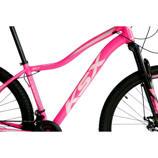 Bicicleta Aro 29 Ksx Sd7 Feminina Alumínio 21v Cabeamento Interno Freios a Disco Suspensão Dianteira