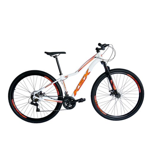 Bicicleta Aro 29 Ksx Sd7 Feminina Alumínio 21v Cabeamento Interno Freios a Disco Suspensão Dianteira