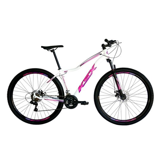 Bicicleta Aro 29 Ksx Sd7 Feminina Alumínio 21v Cabeamento Interno Freios a Disco Suspensão Dianteira
