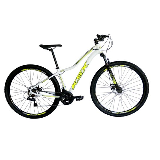 Bicicleta Aro 29 Ksx Sd7 Feminina Alumínio 21v Cabeamento Interno Freios a Disco Suspensão Dianteira