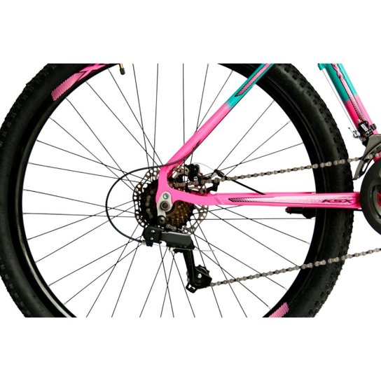 Bicicleta Aro 29 Ksx Sd7 Feminina Alumínio 21v Cabos Internos Freios a Disco Suspensão Dianteira