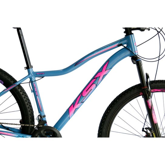Bicicleta Aro 29 Ksx Sd7 Feminina Alumínio 21v Cabos Internos Freios a Disco Suspensão Dianteira