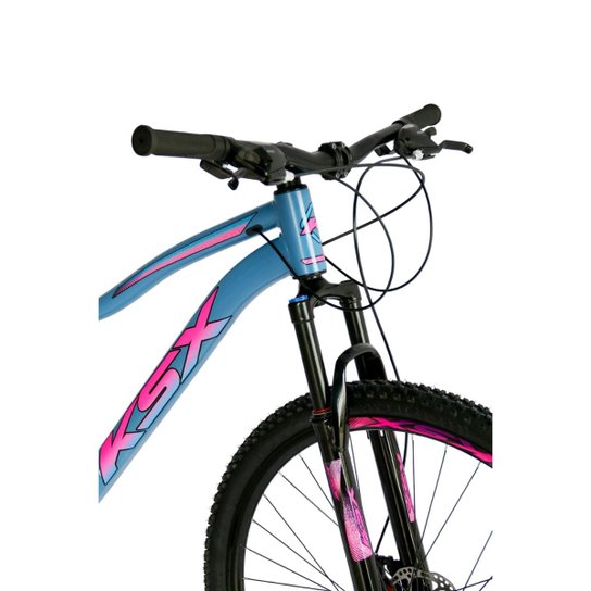 Bicicleta Aro 29 Ksx Sd7 Feminina Alumínio 21v Cabos Internos Freios a Disco Suspensão Dianteira
