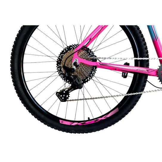 Bicicleta Aro 29 Ksx Sd7 Mtb Aluminio 12v Garfo com Trava K7 Freio a Disco Hidráulico Kit 1x12