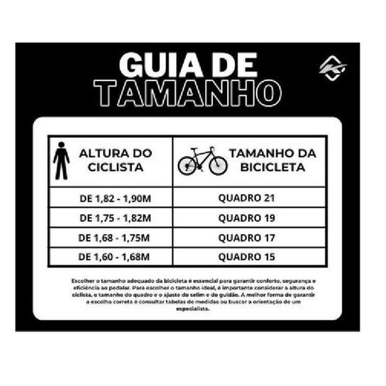 Bicicleta Aro 29 Ksx Sd7 Mtb Aluminio 12v Garfo com Trava K7 Freio a Disco Hidráulico Kit 1x12