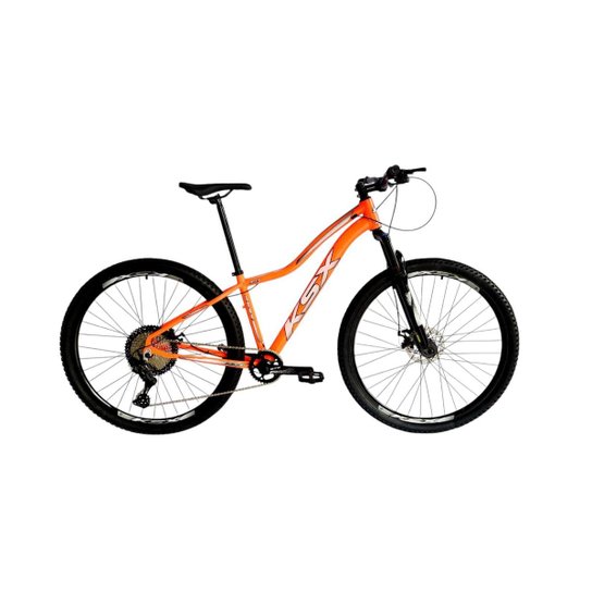 Bicicleta Aro 29 Mtb Ksx Sd7 Feminina 12v Garfo com Trava K7 11/50 Freio a Disco Hidráulico Kit 1x12