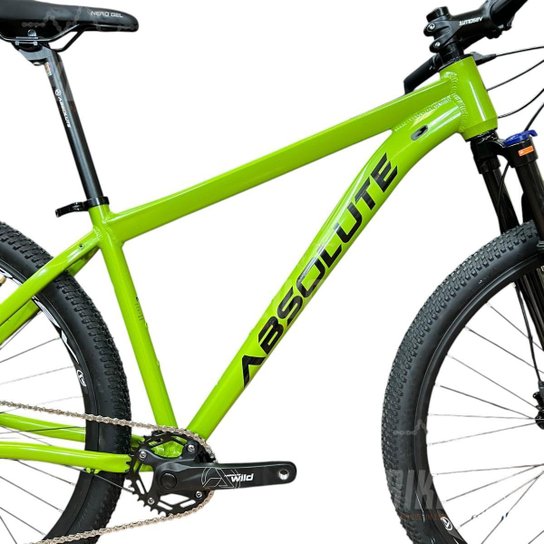 Bicicleta Aro 29 Nero 5 Peças Inteira Absolute 12v Freio a Disco Hidráulico k7 11/52 Garfo com Trava