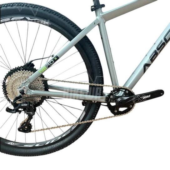 Bicicleta Aro 29 Nero 5 Peças Inteira Absolute 12v Garfo com Trava k7 11/52 Freio a Disco Hidráulico