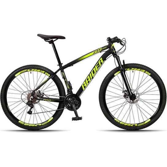 Bicicleta Aro 29 Raider Z3X 24 Vel Câmbio Traseiro Shimano Freio a Disco Bike MTB Alumínio