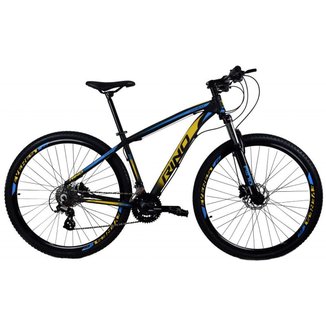 BICICLETA ARO 29 RINO EVEREST COLOR - 24V SHIMANO ALTUS - FREIO HIDRAULICO - SUSPENSAO COM TRAVA