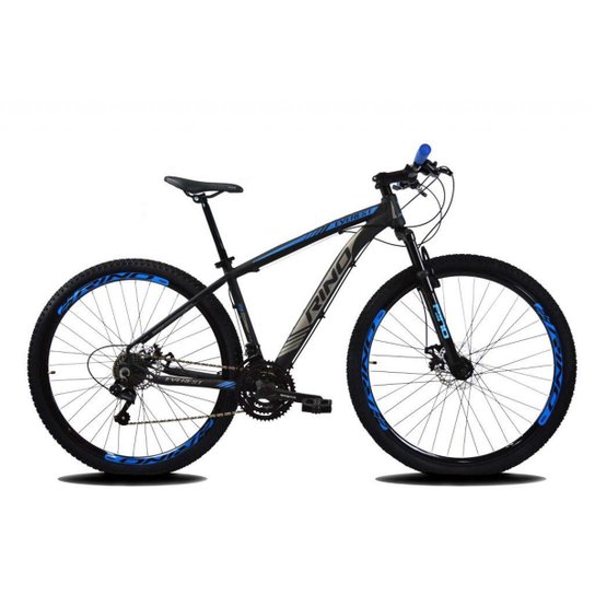 Bicicleta Aro 29 RINO EVEREST Freio a Disco - Cambios Shimano 24v com Trava