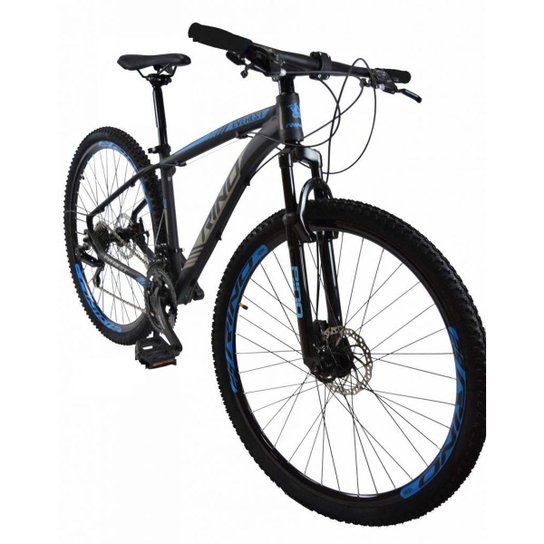 Bicicleta Aro 29 RINO EVEREST Freio a Disco - Cambios Shimano 24v com Trava
