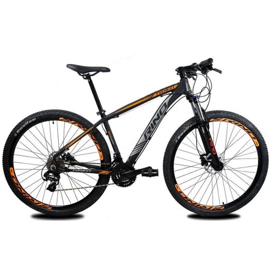 Bicicleta Aro 29 RINO EVEREST Freio a Disco - Cambios Shimano 24v com Trava