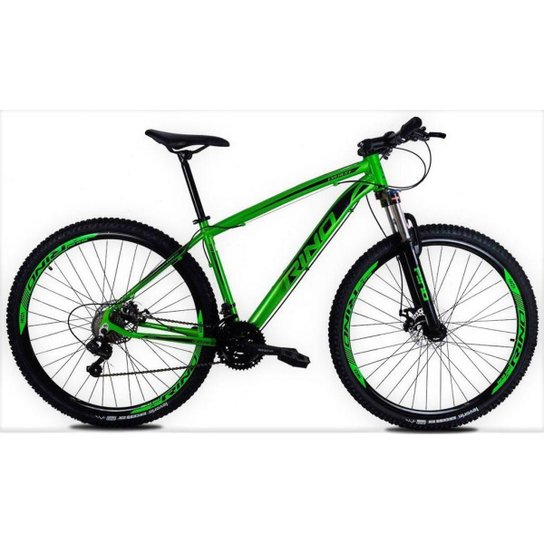 Bicicleta Aro 29 RINO EVEREST Freio a Disco - Cambios Shimano 24v com Trava